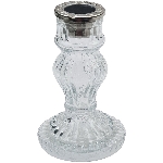 KerzenHalter Verrerie, klar, Glas, 7x7x11 cm