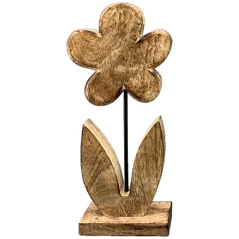 Blume Dost, natur, Holz, 14,5x5x33 cm