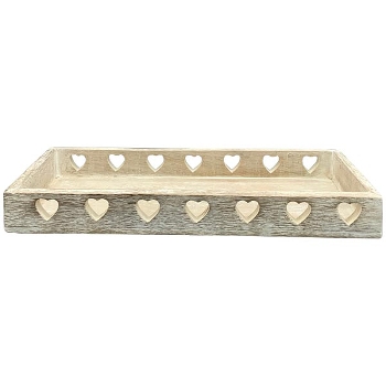 Tablett Dost, Holz, 34x12x4 cm