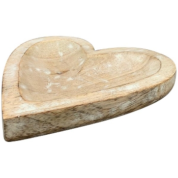 HerzTablett Dost, Holz, 20x20x2 cm