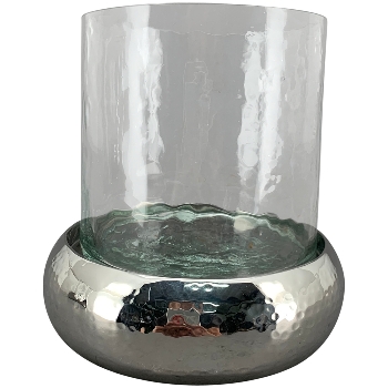 WindLicht SuArt, Glas/Edelstahl, 16x16x17 cm