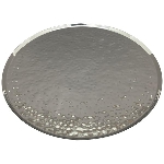 Tablett SuArt, silber, Edelstahl, 25x25x1 cm