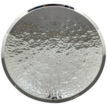Tablett SuArt, silber, Edelstahl, 25x25x1 cm