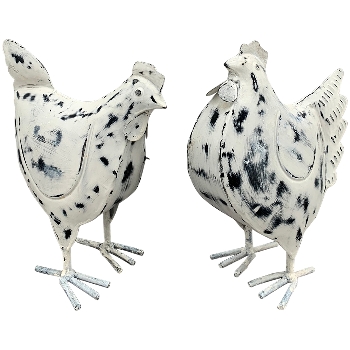 Huhn Kanu, Metall, 23x10x27 cm