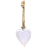 HerzHänger Dost, weiß/lila/rosa/grün, Holz, 4,5x2,5x4,5 cm