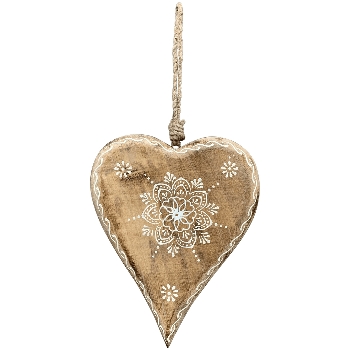 HerzHänger Dost, natur, Holz, 15x2x20 cm
