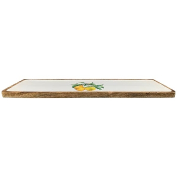 Tablett Citron, Holz, 50x15x2 cm