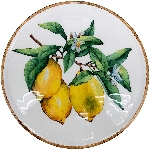 Tablett Citron, Holz, 30x30x1,5 cm