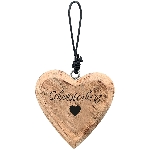 HerzHänger Dost, natur, Holz, 7x1,5x7 cm