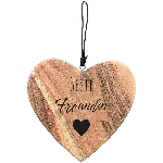 HerzHänger Dost, natur, Holz, 15x1,5x15 cm