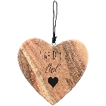 HerzHänger Dost, natur, Holz, 15x1,5x15 cm