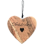 HerzHänger Dost, natur, Holz, 15x1,5x15 cm