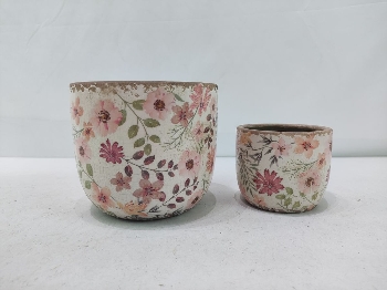 Topf Estiva, Keramik, 10,5x10,5x8,5 cm