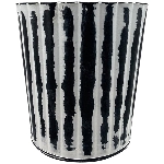 Topf ClairBlanc, Metall, 12x9x12,5 cm