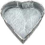 HerzTablett Junker, grau, Metall, 15x15x3,5 cm