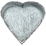 HerzTablett Junker, grau, Metall, 19x19x3,5 cm