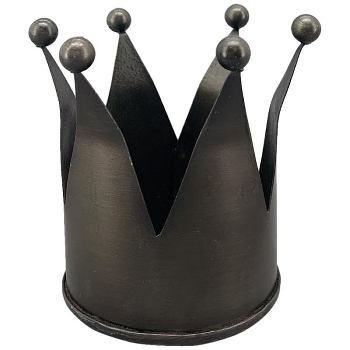 Krone Junker, zink, Metall, 10x10x18 cm