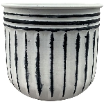 Topf ClairBlanc, Metall, 17x17x14 cm