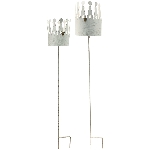 KronenStickSet/2 ClairBlanc, Metall, 15x15x100 cm,