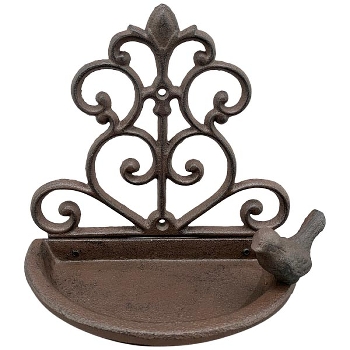 WandVogelFutterPlatz Galo, GussEisen, 18x10x17,5 cm