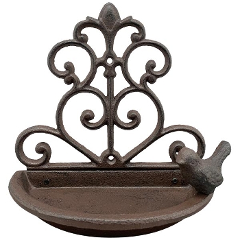 WandVogelFutterPlatz Galo, GussEisen, 18x10x17,5 cm