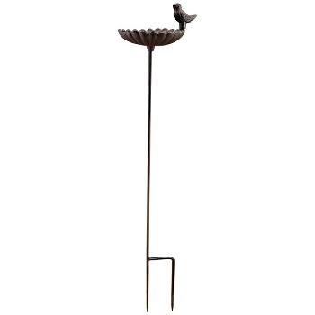 VogelFutterStecker Galo, GussEisen, 16,5x14x80 cm