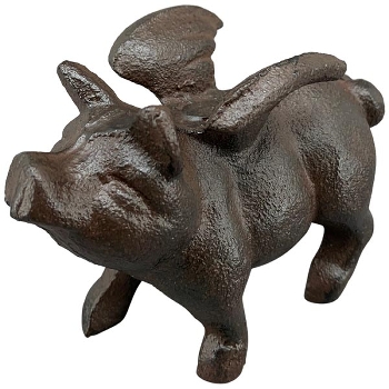 FlyPig Galo, GussEisen, 10x5x7 cm
