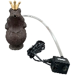 WasserSpeier FroschKönig mit Pumpe Galo, GussEisen
