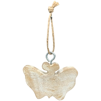 SchmetterlingHänger in Glas Dost, Holz/Glas, 5x1x4 cm
