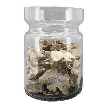 SchmetterlingHänger in Glas Dost, Holz/Glas, 5x1x4 cm