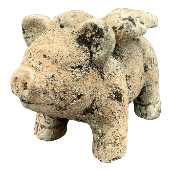 FlyPig Valo, Zement, 19,5x12x13 cm