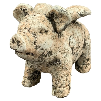 FlyPig Valo, Zement, 23x13x16,5 cm