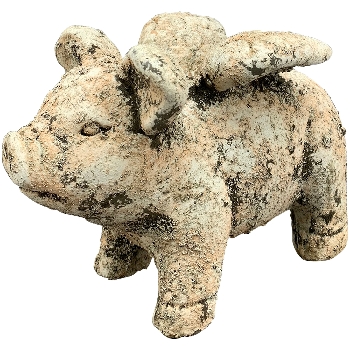 FlyPig Valo, Zement, 23x13x16,5 cm