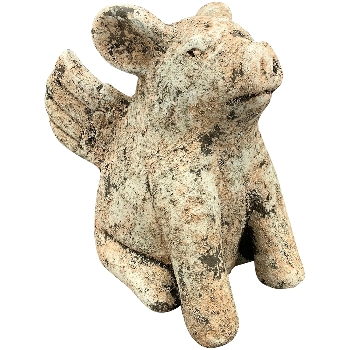 FlyPig Valo, Zement, 21x13x21 cm