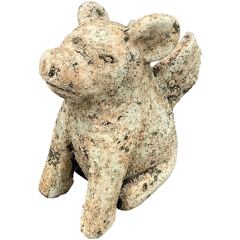 FlyPig Valo, Zement, 23x15x26 cm