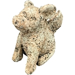 FlyPig Valo, Zement, 23x15x26 cm
