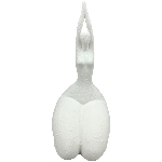 FrauenSkulptur DUR, creme, Polyresin, 16,5x7x13 cm