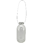 FlaschenHänger Iride, Glas, 5x5x9,5 cm