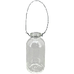 FlaschenHänger Iride, Glas, 6,2x6,2x13,5 cm