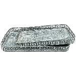 TablettSet/2 Junker, grau, Metall, 30,5x17x3 cm, 34x19x3,5 cm