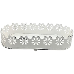 TablettSet/3 ClairBlanc, weiß, Metall, 24,5x9,5x6 cm,