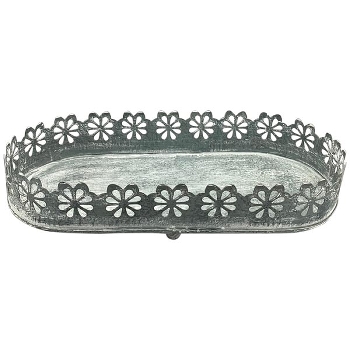 TablettSet/3 Junker, grau, Metall, 24,5x9,5x6 cm