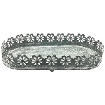 TablettSet/3 Junker, grau, Metall, 24,5x9,5x6 cm