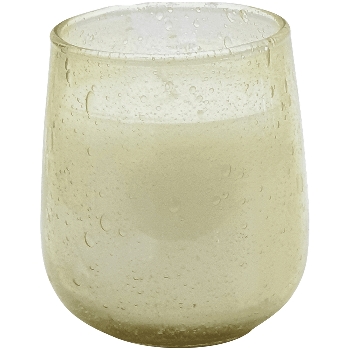 Kerze im Glas Vitreous, Glas/Wax, 9,5x9,5x11 cm