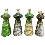 ZaunHocker Frosch Dolomite, Keramik, 9,4x9,1x23 cm