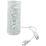 TischLampe Blanche, Porzellan, 10x10x19,5 cm