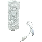 TischLampe Blanche, Porzellan, 10x10x19,5 cm