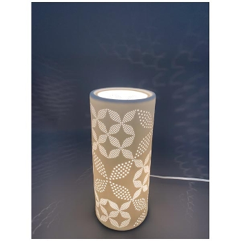 TischLampe Blanche, Porzellan, 10,5x10,5x20 cm