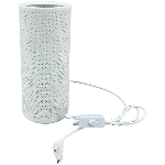 TischLampe Blanche, Porzellan, 12x12x28 cm