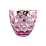 WindLicht Coloré, pink, Glas, 8x8x7 cm